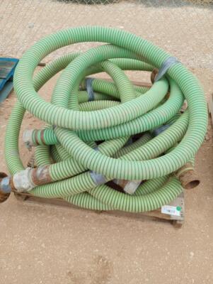 Pallet w/ Misc 3" Discharge Hoses