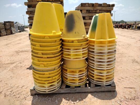 Lot w/ Plastic Pipe Saddles