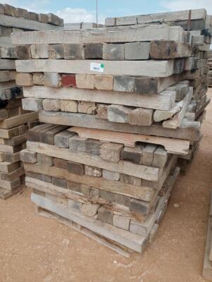 (1) Stack of 4" x 6" x 48" Wooden Skids