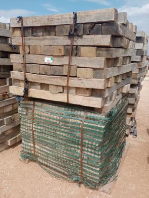 (1) Stack of 4" x 6" x 48" Wooden Skids