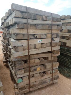 (1) Stack of 4" x 6" x 48" Wooden Skids