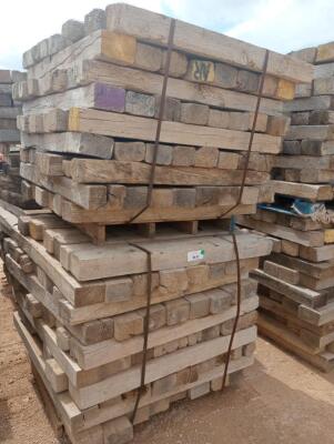 (1) Stack of 4" x 6" x 48" Wooden Skids