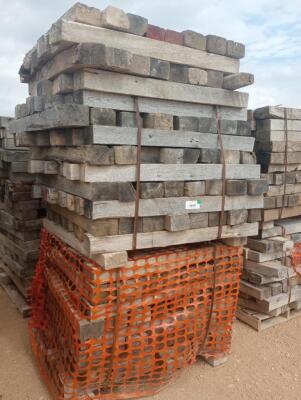 (1) Stack of 4" x 6" x 48" Wooden Skids