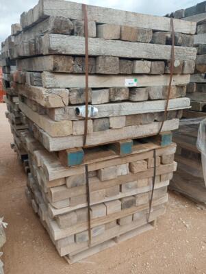 (1) Stack of 4" x 6" x 48" Wooden Skids