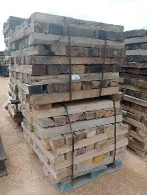 (1) Stack of 4" x 6" x 48" Wooden Skids
