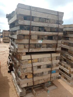(1) Stack of 4" x 6" x 48" Wooden Skids