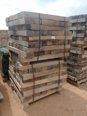 (1) Stack of 4" x 6" x 48" Wooden Skids