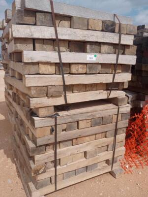 (1) Stack of 4" x 6" x 48" Wooden Skids