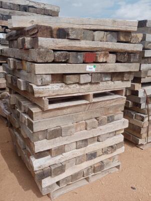 (1) Stack of 4" x 6" x 48" Wooden Skids