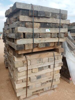 (1) Stack of 4" x 6" x 48" Wooden Skids