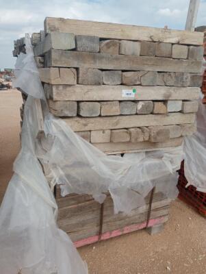 (1) Stack of 4" x 6" x 48" Wooden Skids