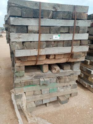 (1) Stack of 4" x 6" x 48" Wooden Skids