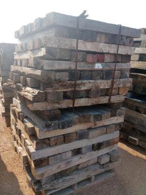 (1) Stack of 4" x 6" x 48" Wooden Skids