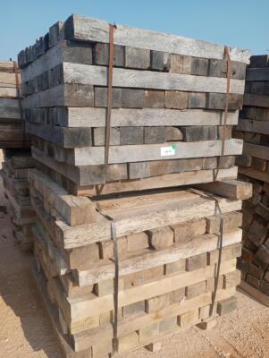 (1) Stack of 4" x 6" x 48" Wooden Skids