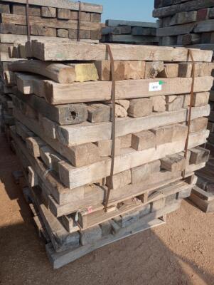 (1) Stack of 4" x 6" x 48" Wooden Skids