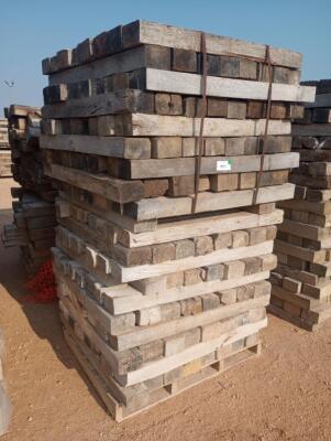 (1) Stack of 4" x 6" x 48" Wooden Skids