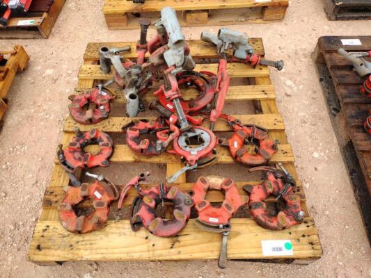 Pallet of Misc Pipe Threading Equipment