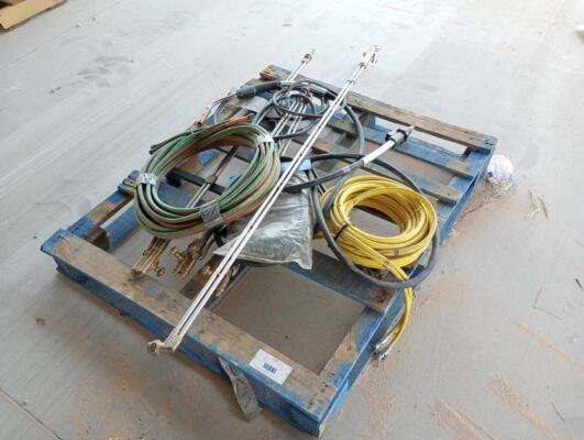 (6) Cutting Torch Guns, (1) Mig Welding Gun & Hose