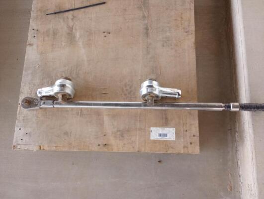 (1) 3/4" Torque Wrench, (2) 1" Torque Multipliers