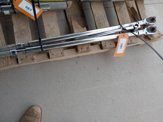 (2) 3/4" Torque Wrenches, (1) Breaker Bar