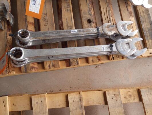 (10) Wrenches Various Sizes From 1 7/16" - 2 1/8"