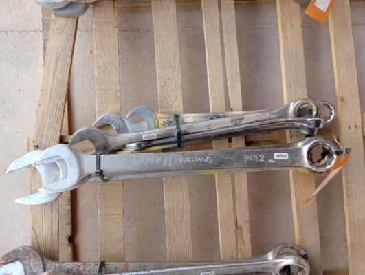 (10) Wrenches Various Sizes From 1 3/8" - 2 1/2"