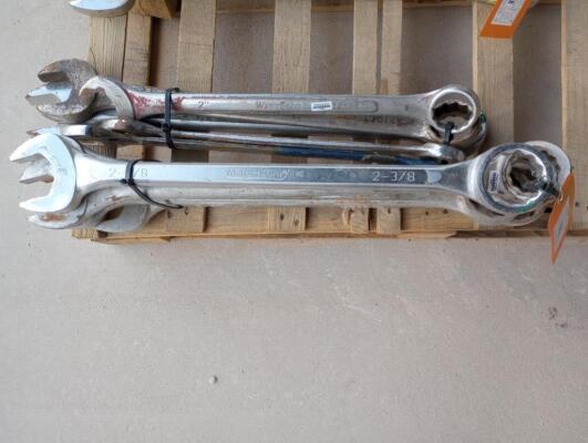 (10) Wrenches Various Sizes From 1 3/4" - 2 3/4"