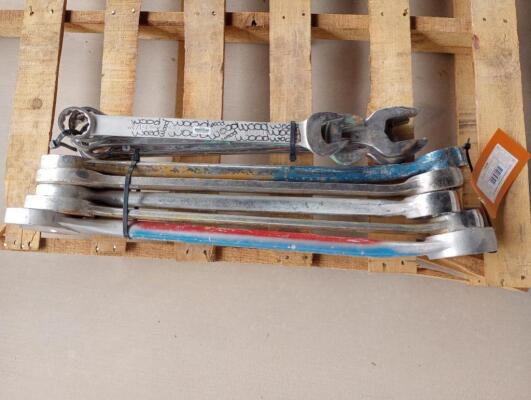(10) Wrenches Various Sizes From 1 1/2" - 2 15/16"