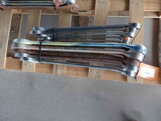 (10) Wrenches Various Sizes From 1 11/16" - 2 3/4"
