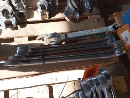 (10) Wrenches Various Sizes From 1 5/16" - 2"