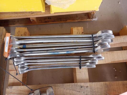 (10) Wrenches Various Sizes From 1 1/2" - 2 1/2"
