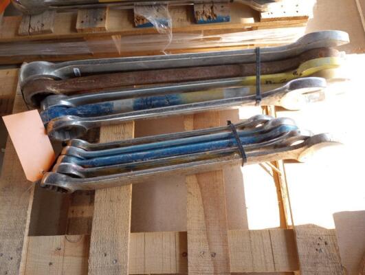 (10) Wrenches Various Sizes From 1 5/8" - 2 9/16"