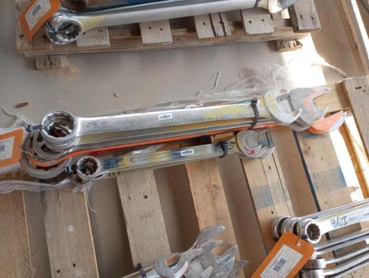 (10) Wrenches Various Sizes From 1 3/8" - 2 15/16"