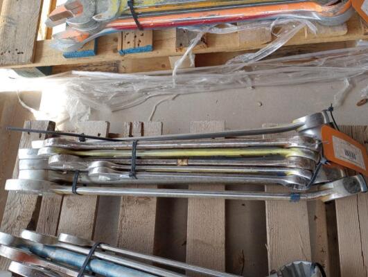 (10) Wrenches Various Sizes From 1 3/8" - 2 3/8"