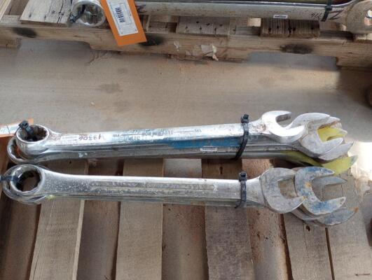 (10) Wrenches Various Sizes From 1 1/2" - 1 7/8"