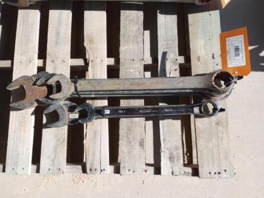 (10) Wrenches Various Sizes From 1 7/16" - 2 9/16"