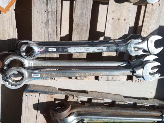 (10) Wrenches Various Sizes From 1 5/8" - 2 15/16"