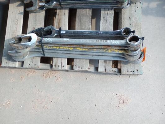 (10) Wrenches Various Sizes From 1 7/16" - 2 1/4"
