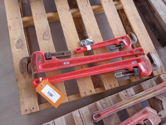 (3) Pipe Wrenches