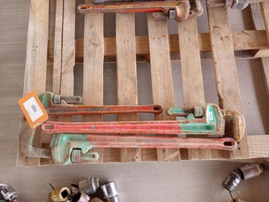 (3) Pipe Wrenches