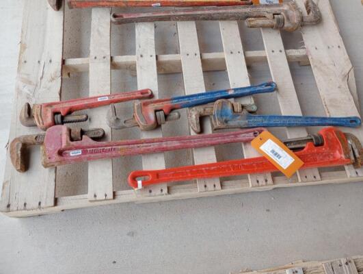 (5) Pipe Wrenches