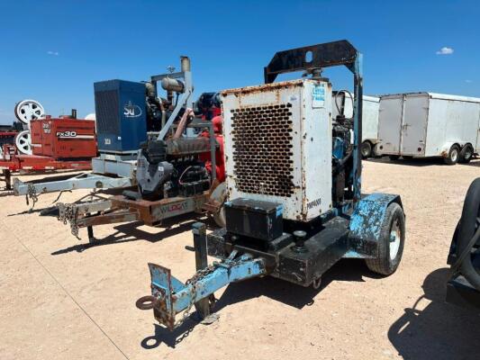 2002 Power Prime DV-150 Trash Pump Trailer