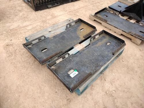 (2) Unused Formed Skid Steer Frames