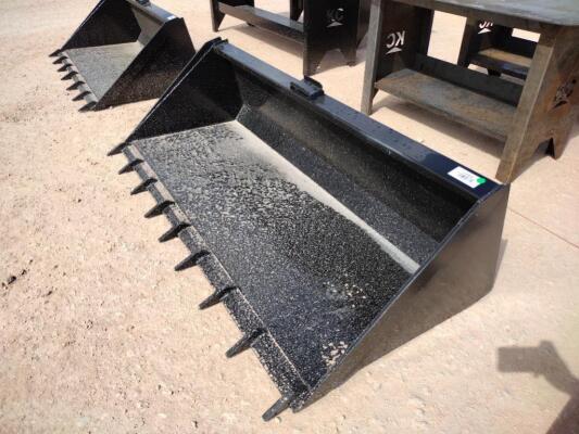 Unused 78” Skid Steer Bucket w/Teeth