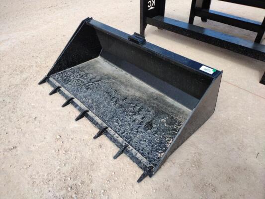 Unused 66” Skid Steer Bucket w/Teeth