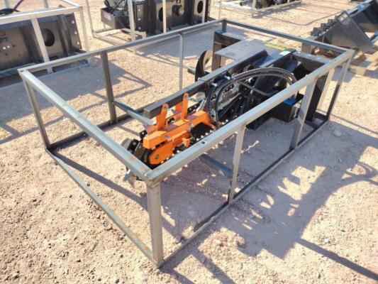 Unused Mower King ECSSCT72 Trencher (Skid Steer Attachment)