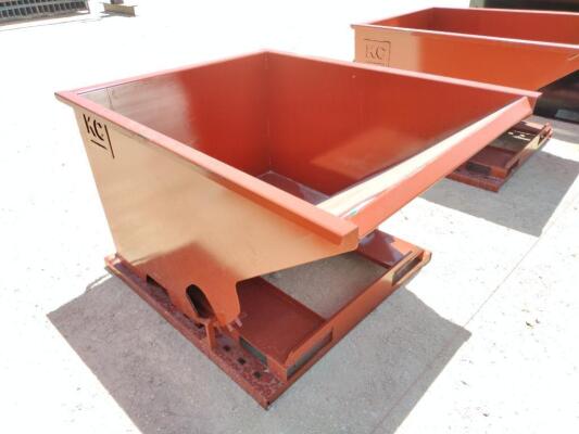 Unused 1.5 CY. Self Dumping Hopper w/Fork Pockets