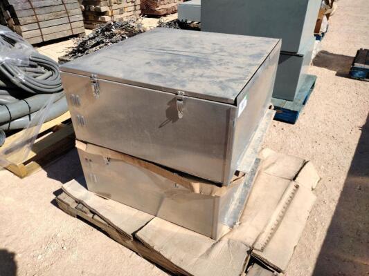 (2) Stainless Electrical Enclosures