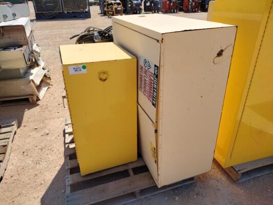 (2) Safety Storage Cabinets