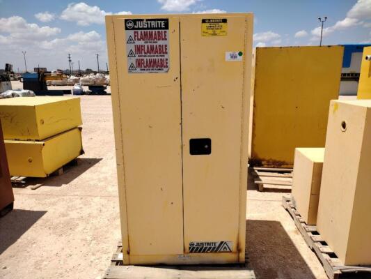 Justrite Safety Storage Cabinet w/Misc Items